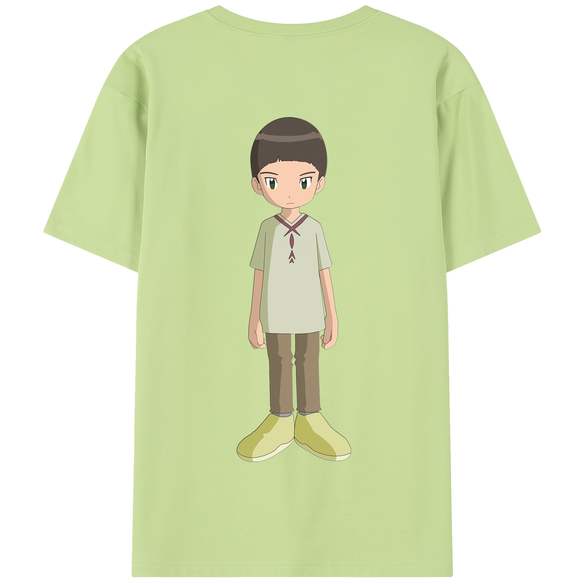 （画像用） Digimon デジタルモンスター/デジモン 綿100％半袖Tシャツ（背面プリント）
